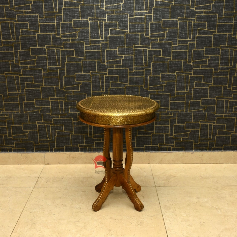 Brass Fitted Side Tables